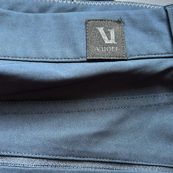 Vuori Meta Pant Athletic Slim Fit 28 inch Navy Blue Trouser Stretch Pockets 36 - Picture 8 of 11